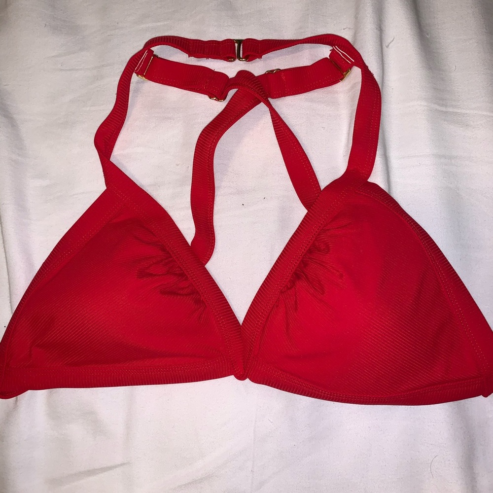 Red Bikini Racerback Top